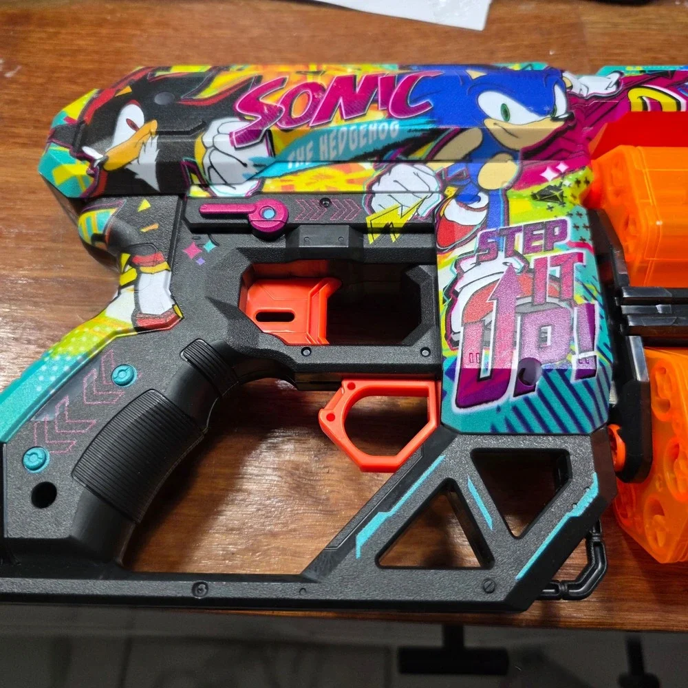 Zuru X-Shot Skins Sonic the Hedgehog Blaster Toy Gun Air Pocket Technology‎